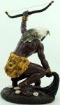 orisha statue ochosi 13.5 inch  tall