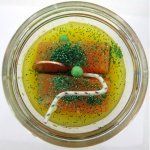 Scented Cocktail Candle Money Drawing - Yellow & Orange